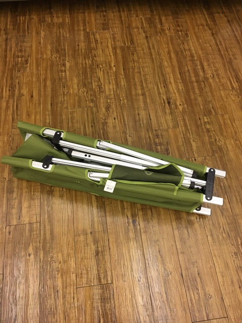 好日山荘 紀三井寺店 : 設営3秒？コールマン パックアウェイコット