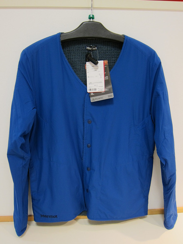 Marmotカーディガン 別注』Marmot×DOORS DOTAIR CARDIGAN SHIRTS（ノーカラージャケット