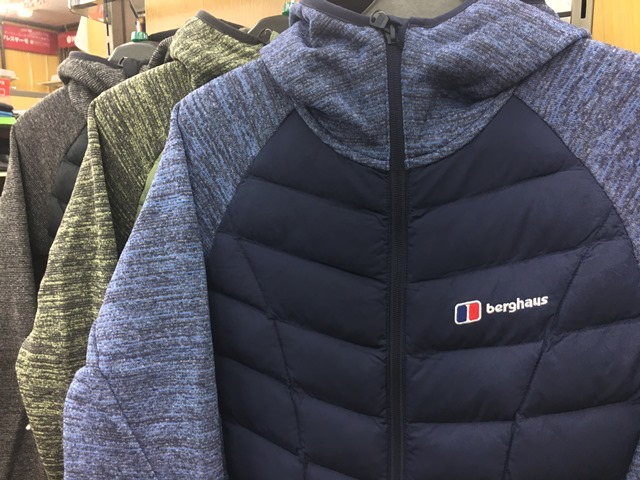 好日山荘 紀三井寺店 : 身頃はあったかハイドロロフト！科学に裏付け