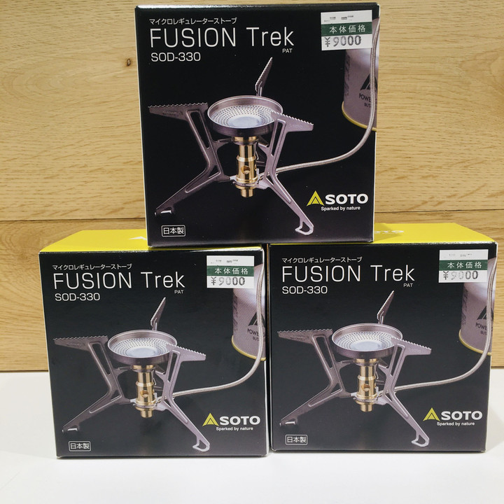 SOTO フュージョントレック SOD-330 ポーチ付き Amazon | SOTO(ソト) レギュレーターストーブ FUSION Trek