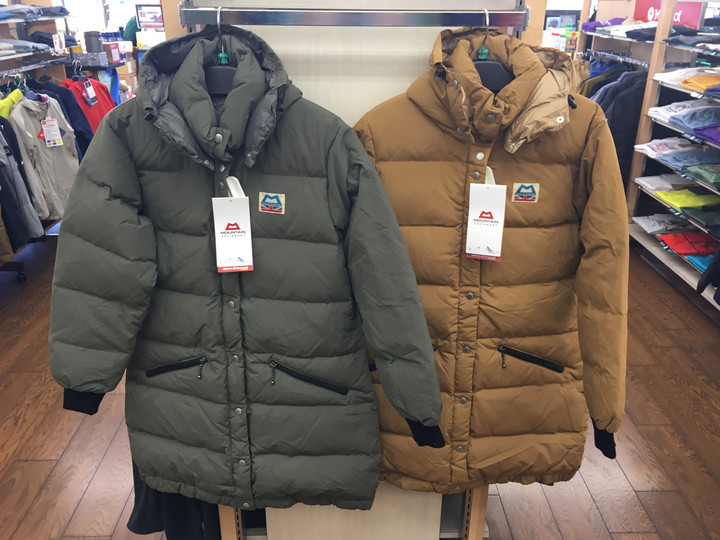 好日山荘 瑞穂店 : ME（マウンテンイクイップメント）のダウン 