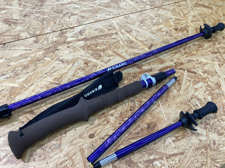新品＜SINANO＞ おさえつけ トレッキングポール フォールダーTWIST115 