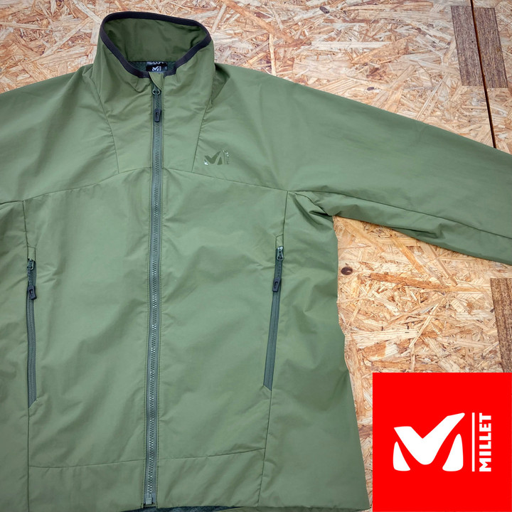新品 MILLET ミレー ブリーズバリヤー ラインド ジャケット マスタード