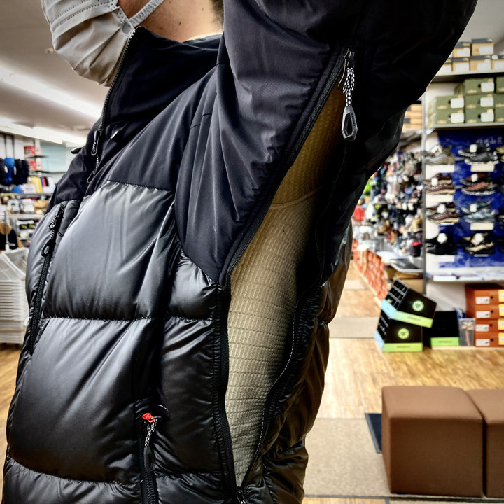 好日山荘 瑞穂店 : 雪山で使えるミドルウエイトダウンジャケット