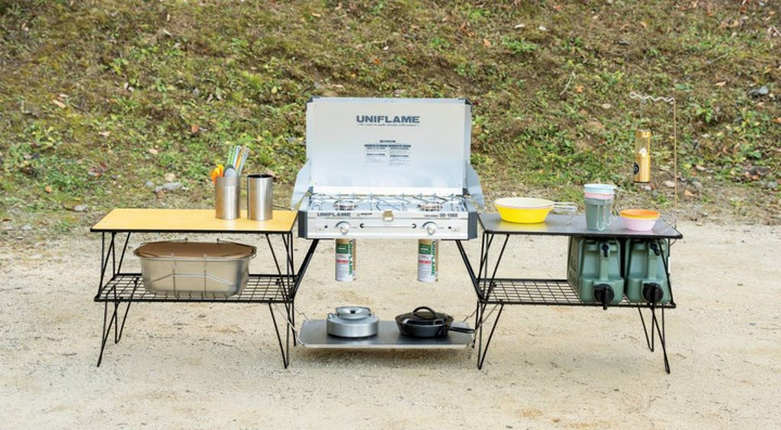 CAMPGEEKS 風街道具店コラボ　フィールドラック　キャンプギークス　収納付 CAMPGEEKS フィールドラック 天板 フルセット IGT キャンプギークス