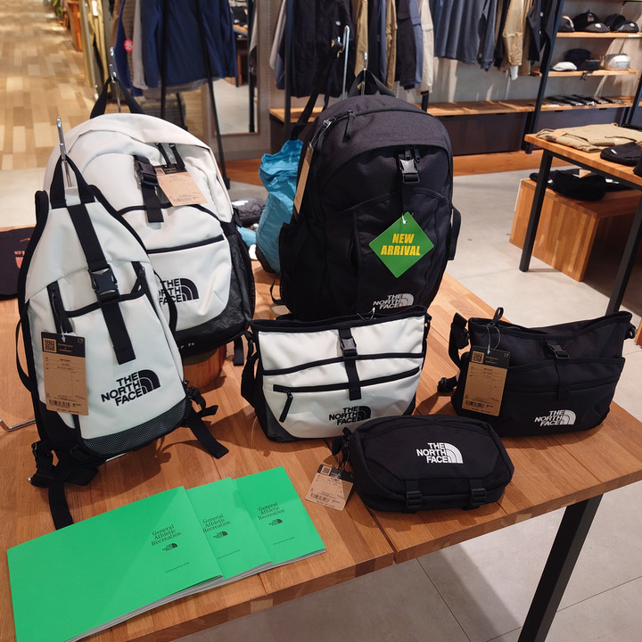 好日山荘 アミュプラザみやざき・やま館店 : ノースフェイスの新商品が